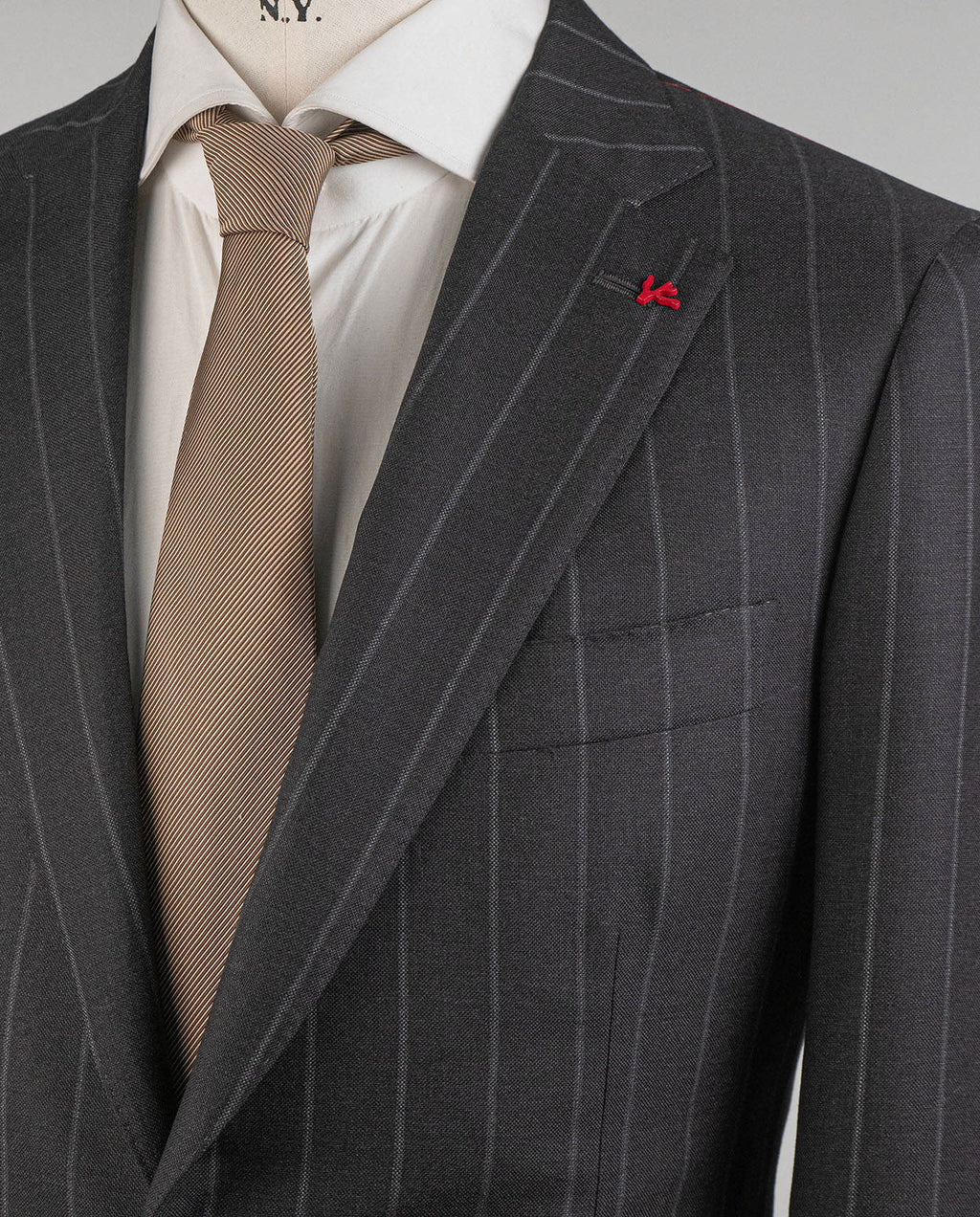Isaia Gray Wool Suit