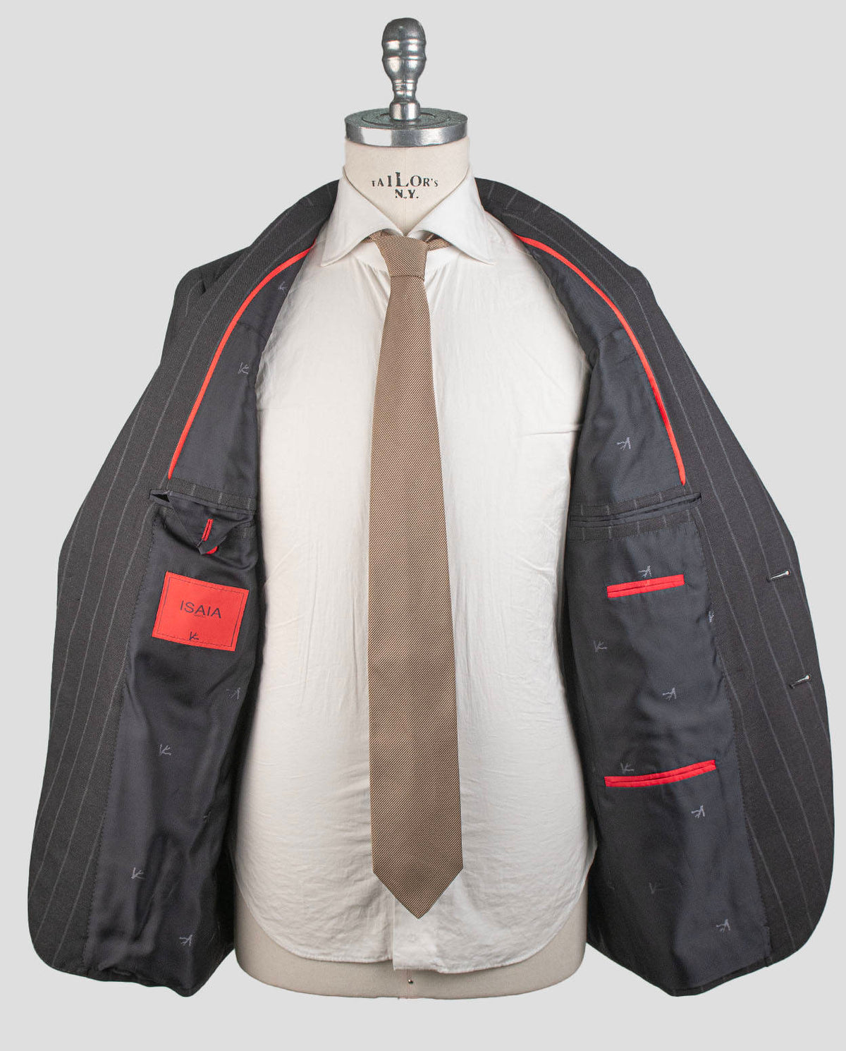 Isaia Gray Wool Suit