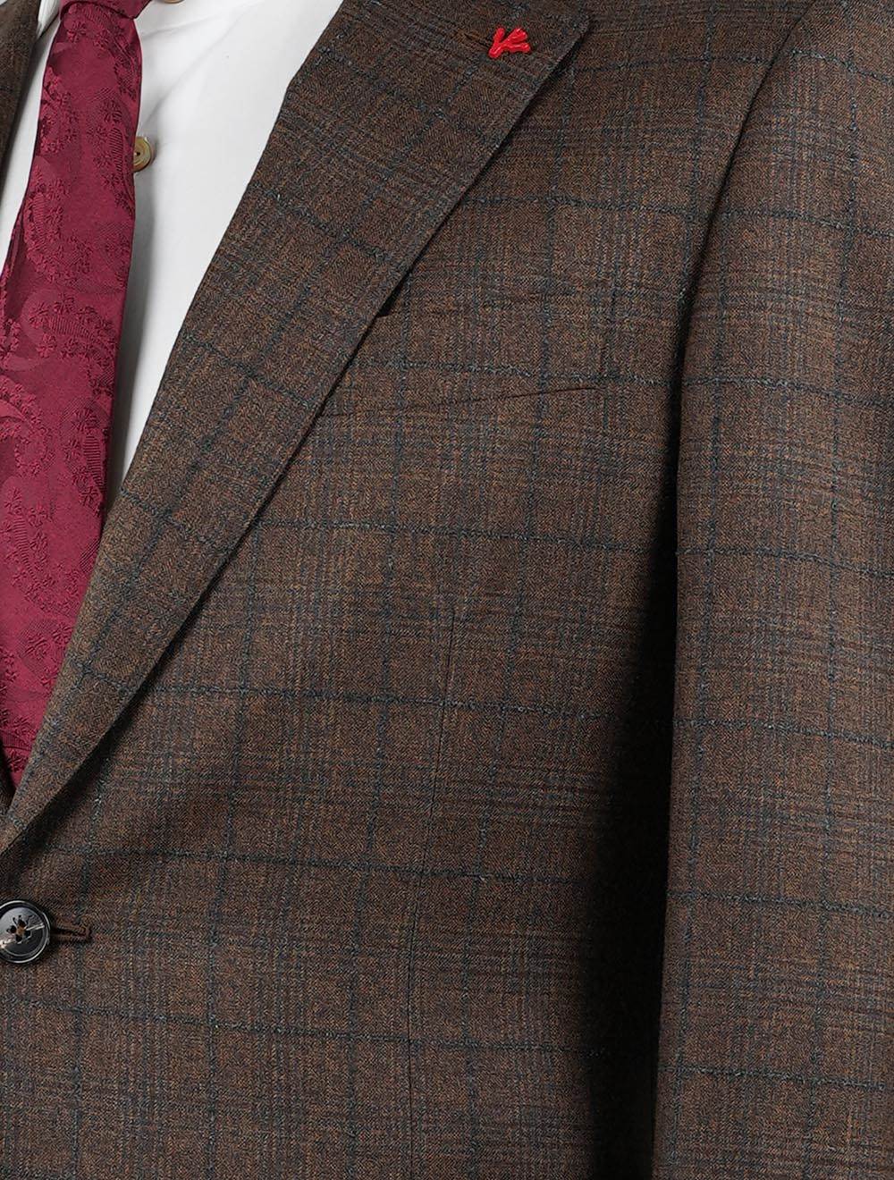 Isaia Multicolor Wool Cashmere Suit