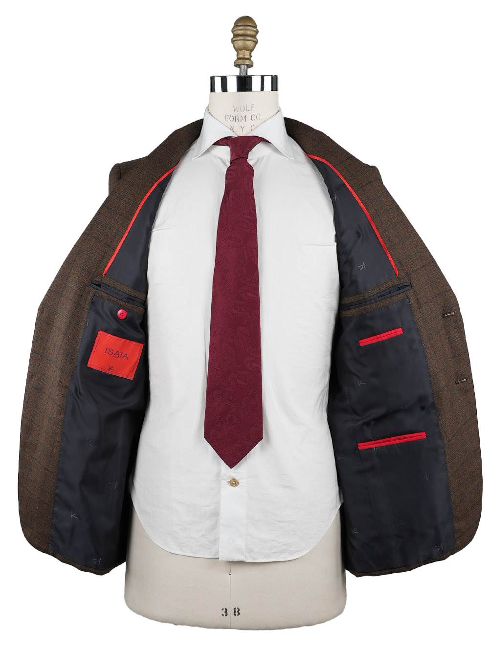 Isaia Multicolor Wool Cashmere Suit