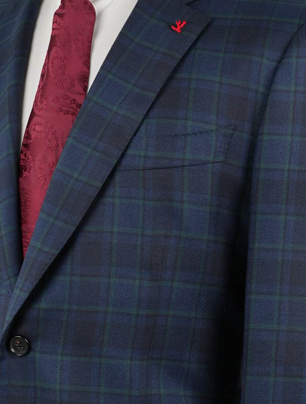 Isaia Multicolor Cashmere Silk Blazer