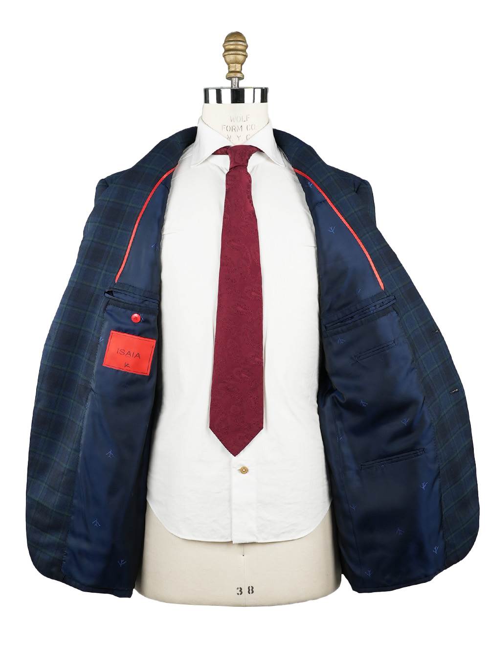 Isaia Multicolor Cashmere Silk Blazer