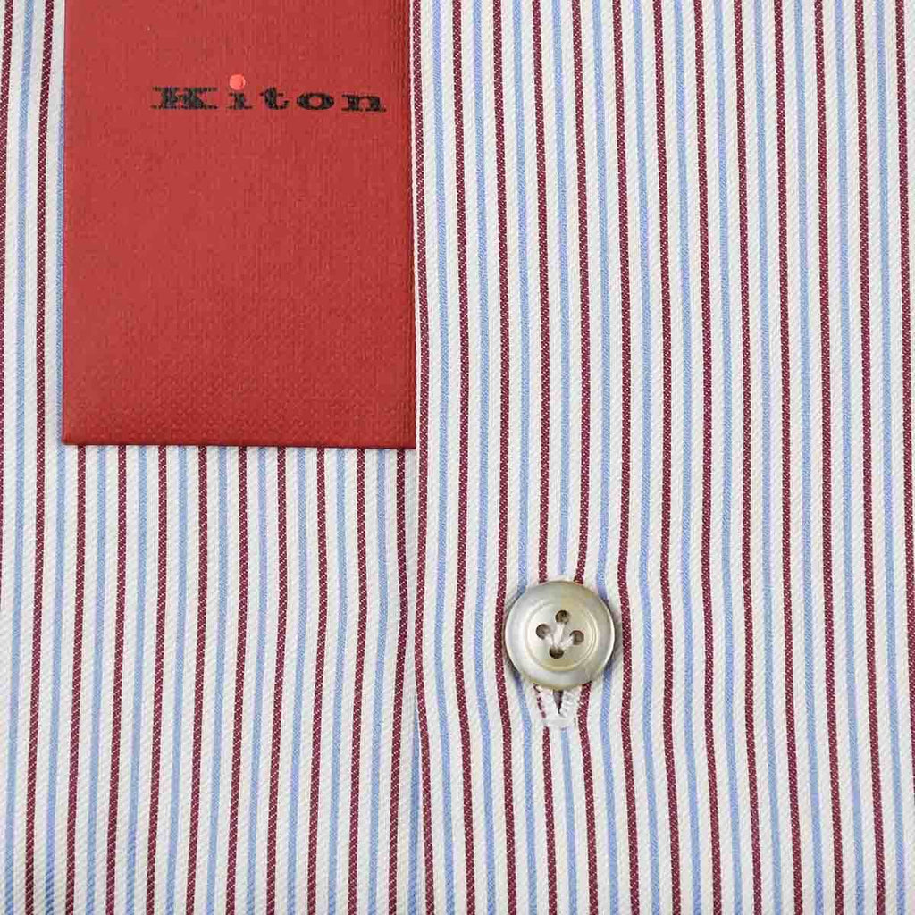 Kiton Multicolor Cotton Shirt