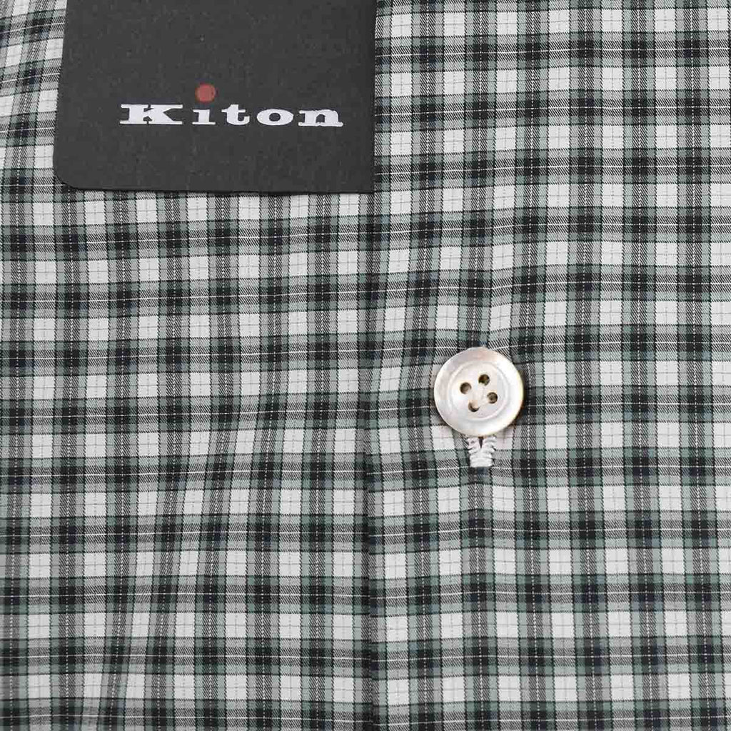 Kiton Multicolor Cotton Shirt