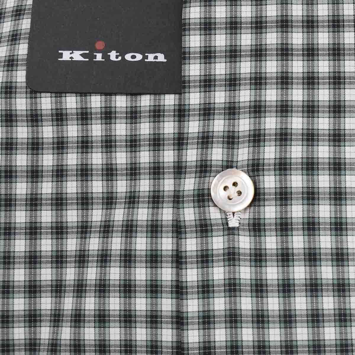 Kiton Multicolor Cotton Shirt