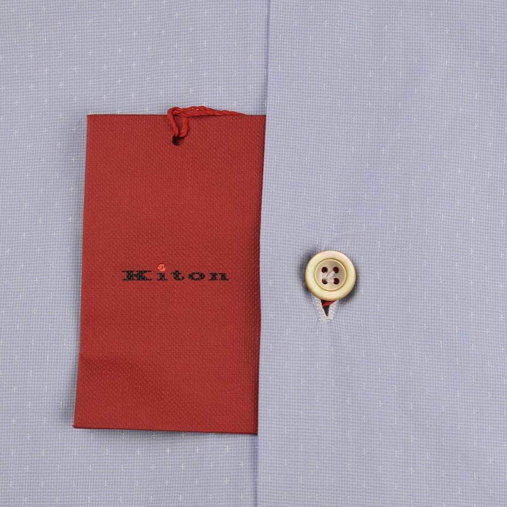 Kiton Light blue Cotton Shirt