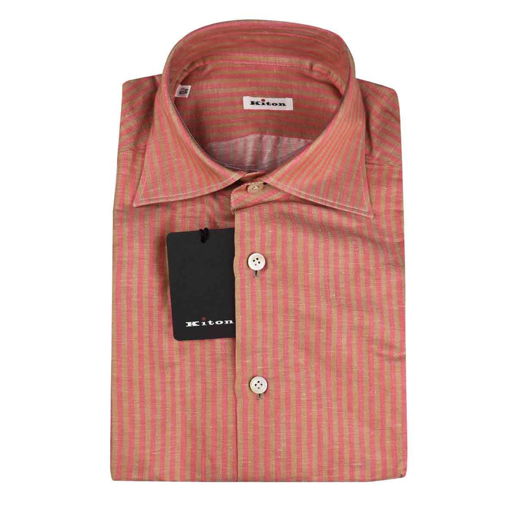 Kiton Kiton Multicolor Cotton Linen Shirt Multicolor 000