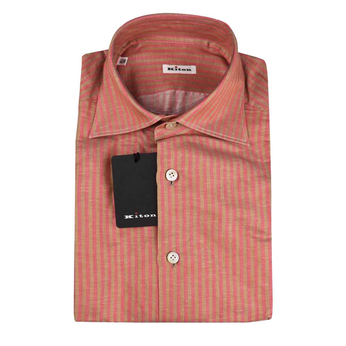 Kiton Kiton Multicolor Cotton Linen Shirt Multicolor 000