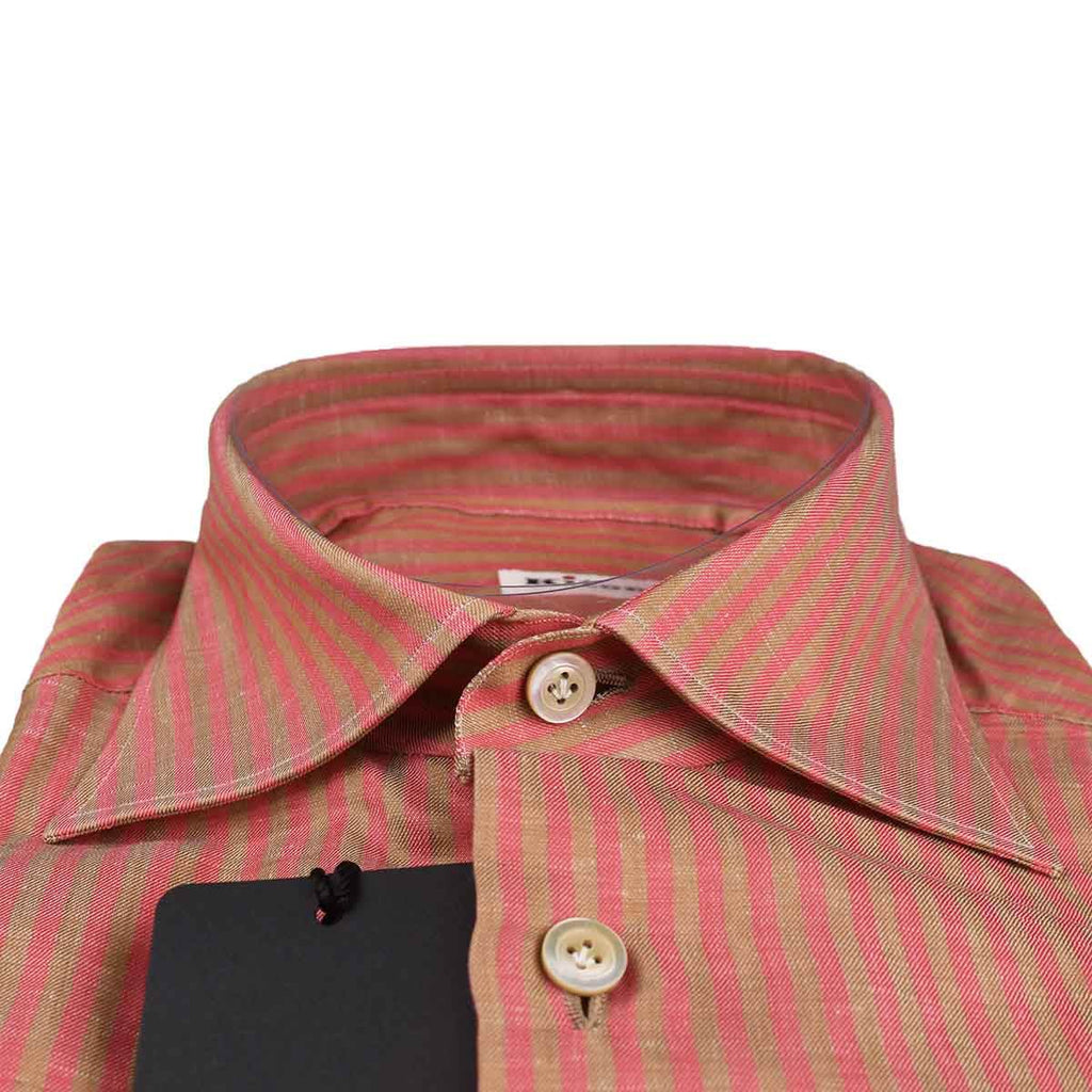 Kiton Kiton Multicolor Cotton Linen Shirt Multicolor 001