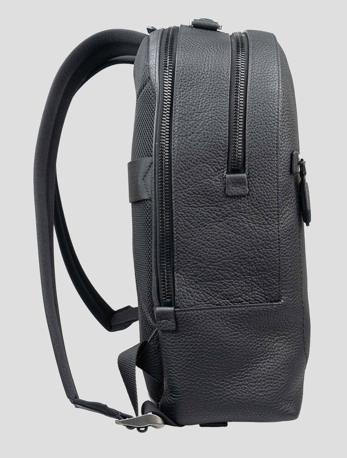 Ferragamo Black Leather Backpack Bag 2