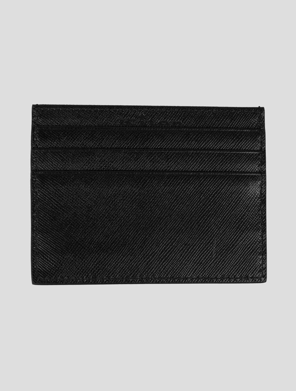 Kiton Black Leather Document Holder 2