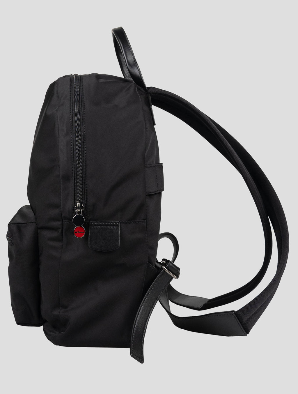 Kiton Black Pa Pc Leather Backpack 3