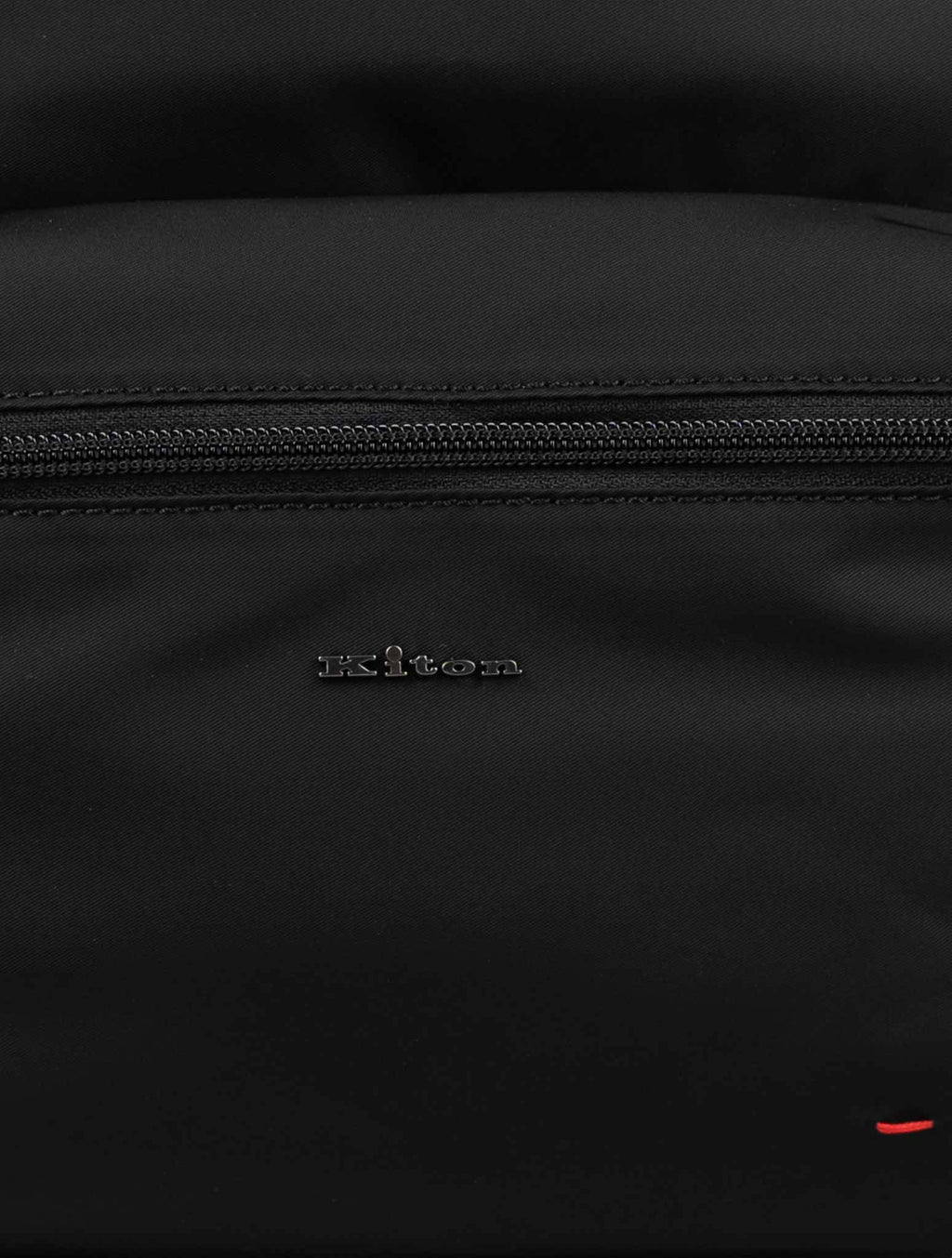 Kiton Black Pa Pc Leather Backpack 6