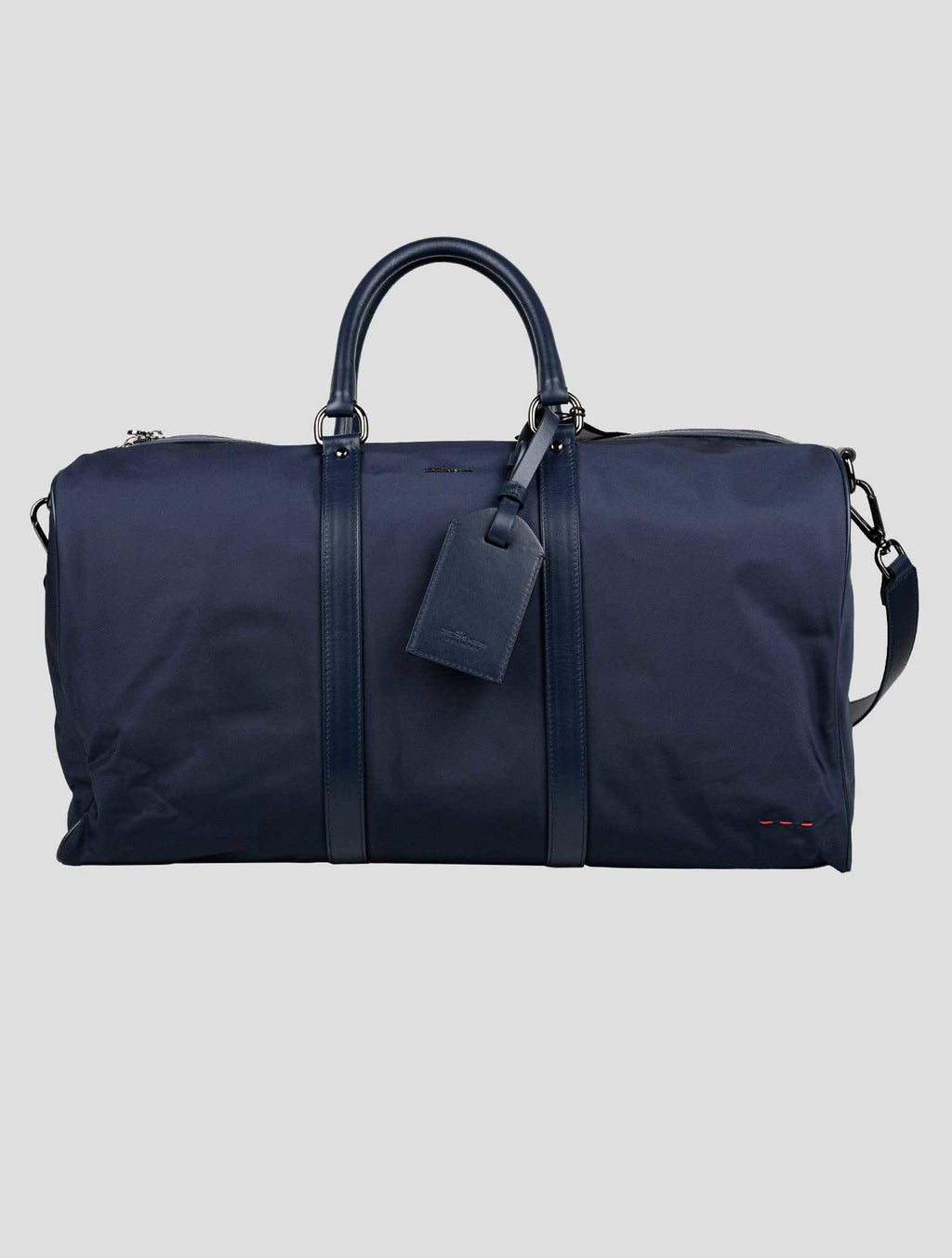 Kiton Blue Pa Pc Leather Travelbag 1