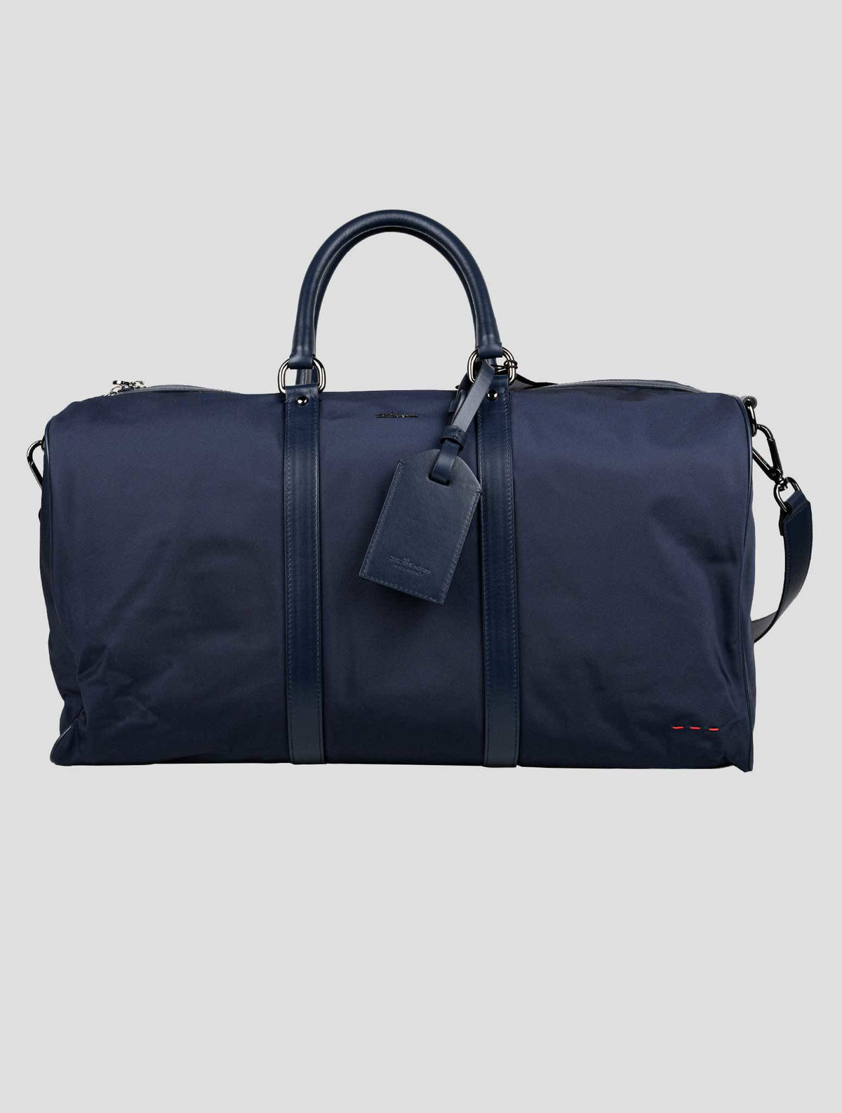 Kiton Blue Pa Pc Leather Travelbag 1