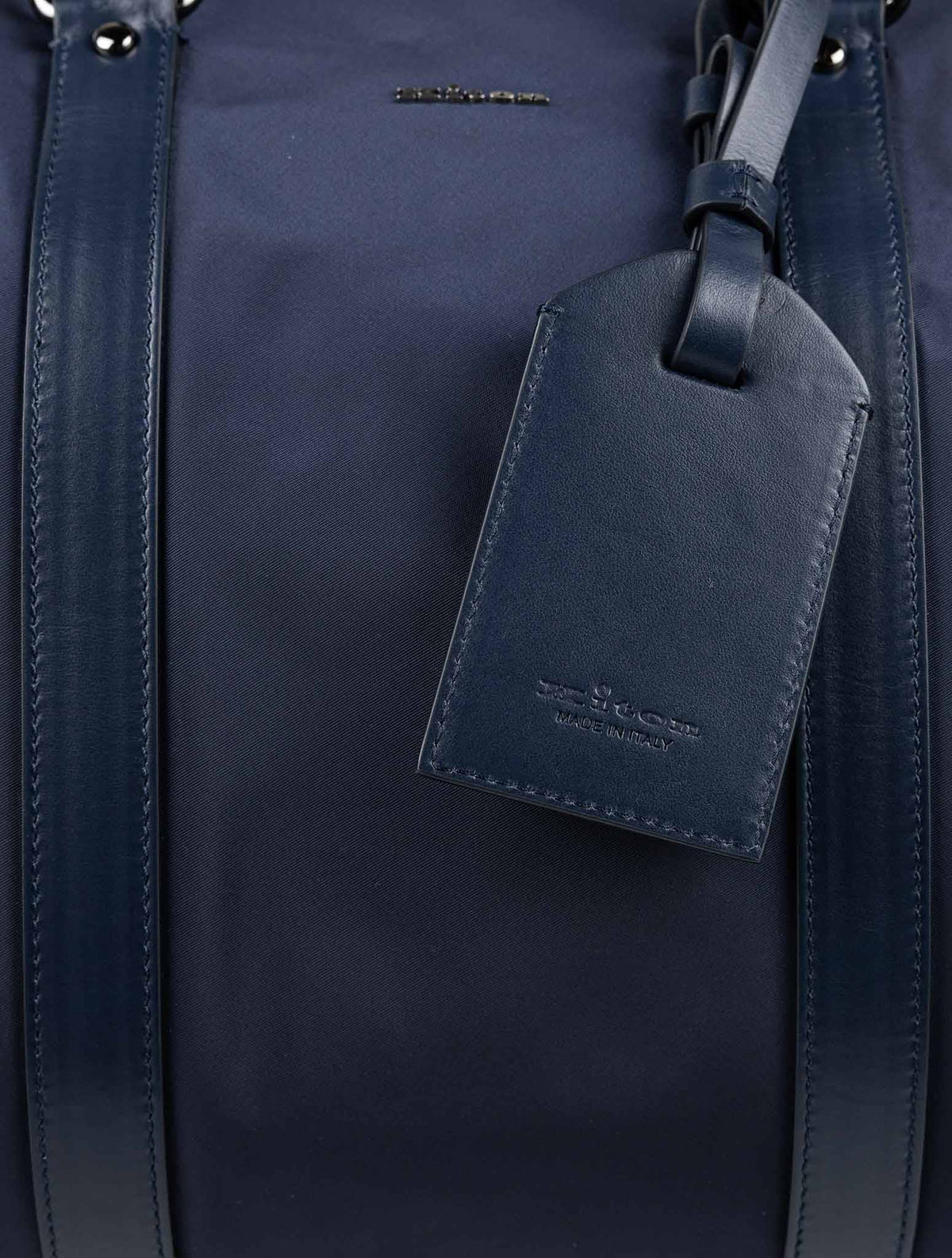 Kiton Blue Pa Pc Leather Travelbag 4