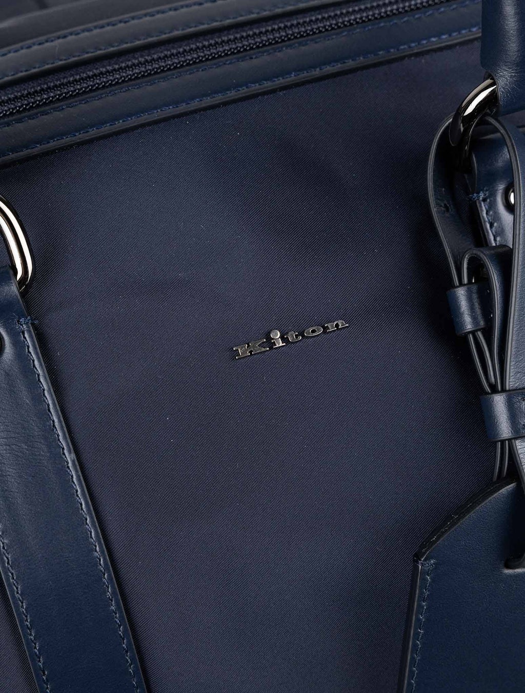 Kiton Blue Pa Pc Leather Travelbag 7