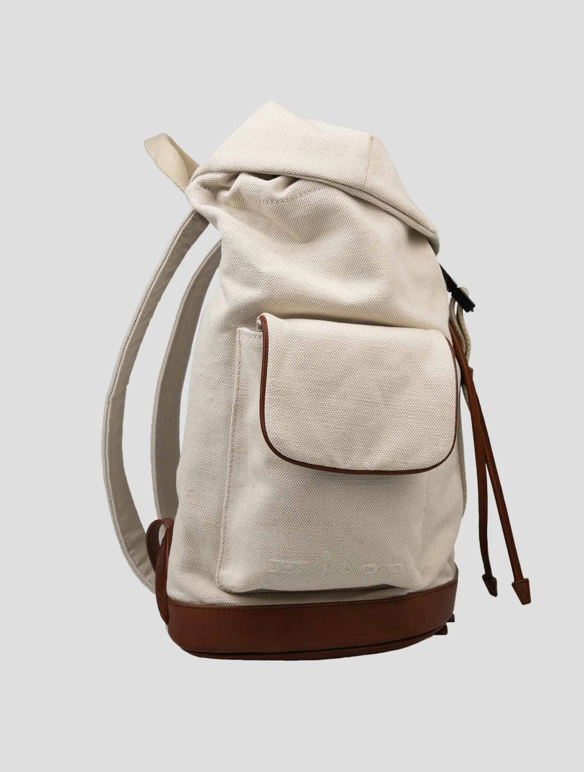 Kiton Beige Cotton Backpack 5