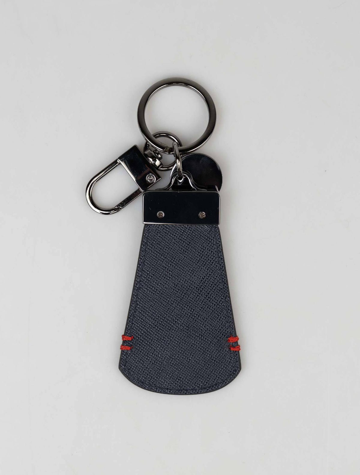 Kiton Dark Blue Leather Keychain 2