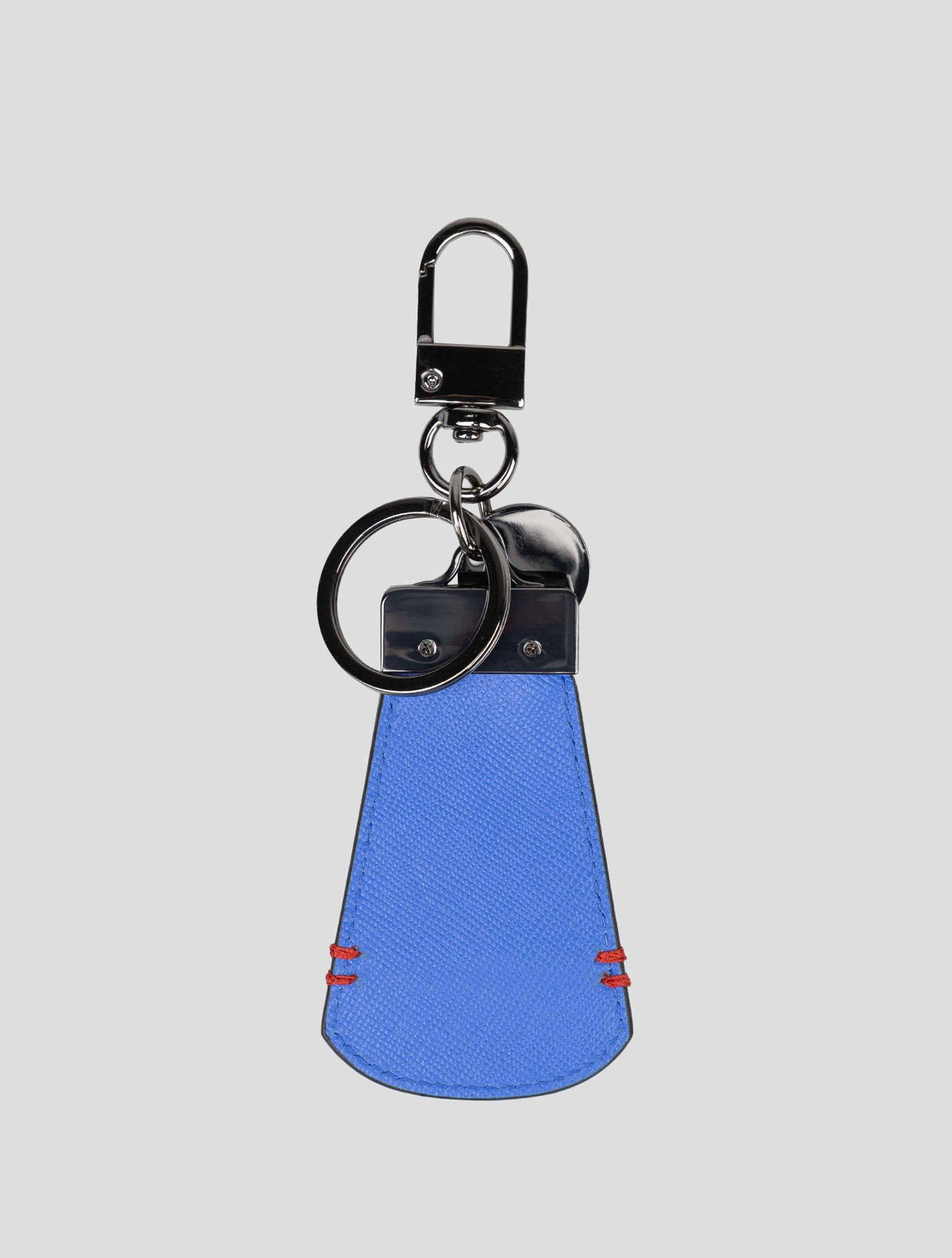 Kiton Light Blue Leather Keychain 2