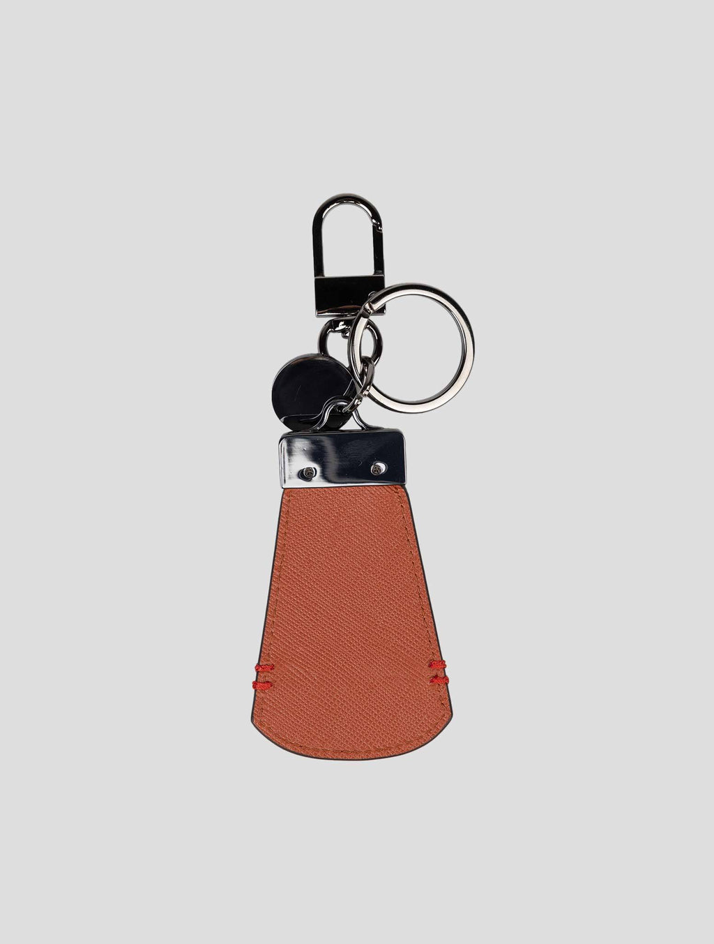 Kiton Ligt Brown Leather Keychain 2
