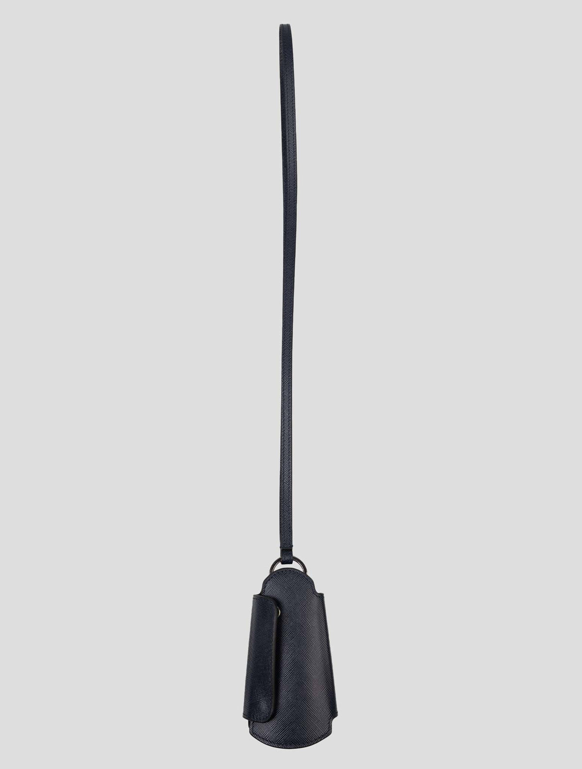 Kiton Dark Blue Leather Keychain 2