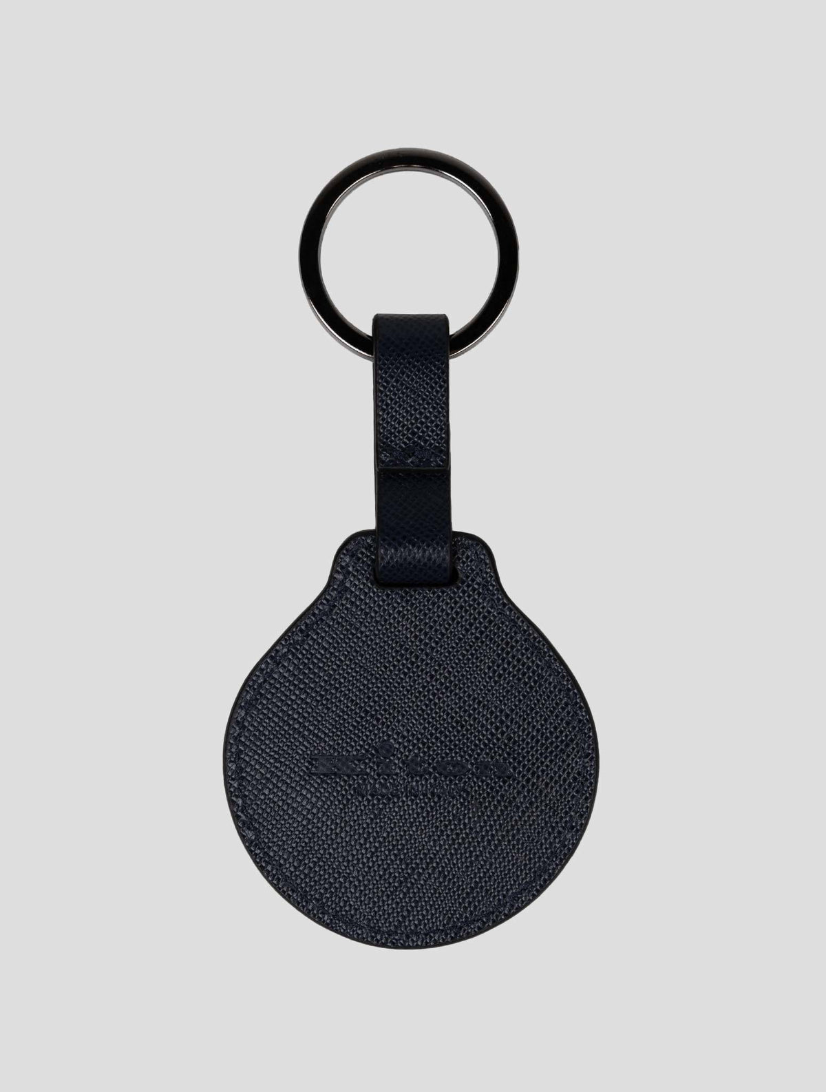 Kiton Dark Blue Leather Keychain 2