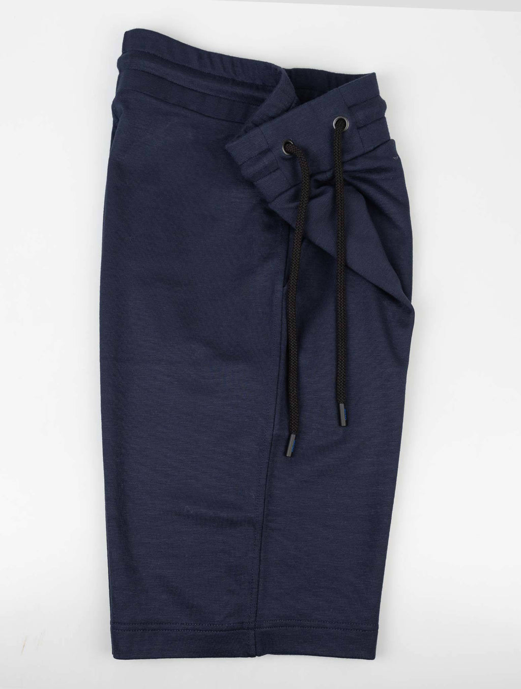 KNT Kiton Dark Blue Viscose Ea Short Pants 2