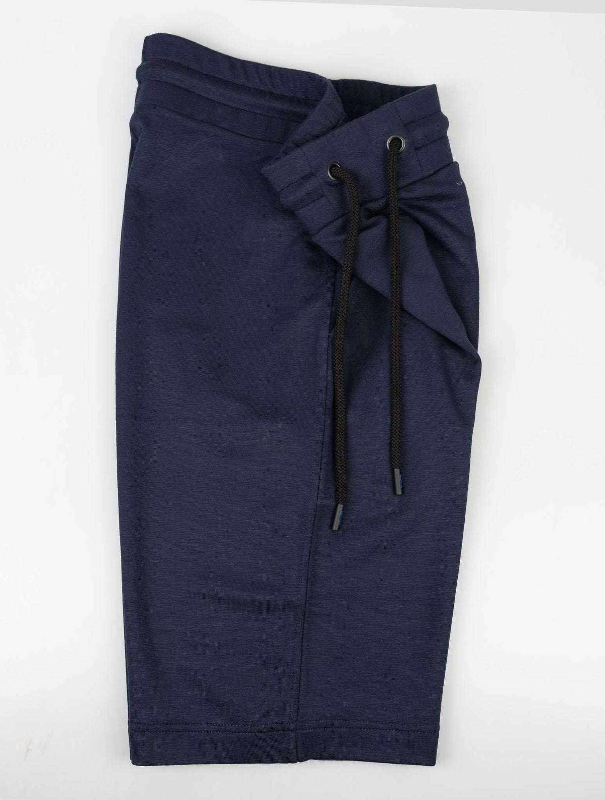 KNT Kiton Dark Blue Viscose Ea Short Pants 2