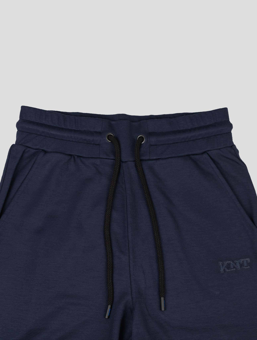 KNT Kiton Dark Blue Viscose Ea Short Pants 3
