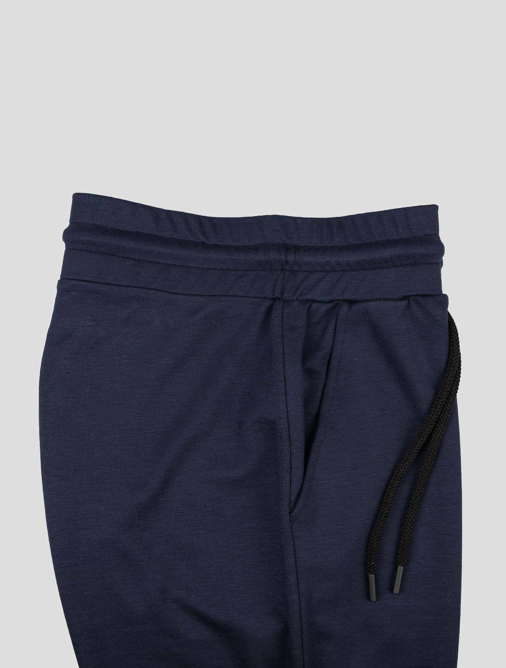 KNT Kiton Dark Blue Viscose Ea Short Pants 4