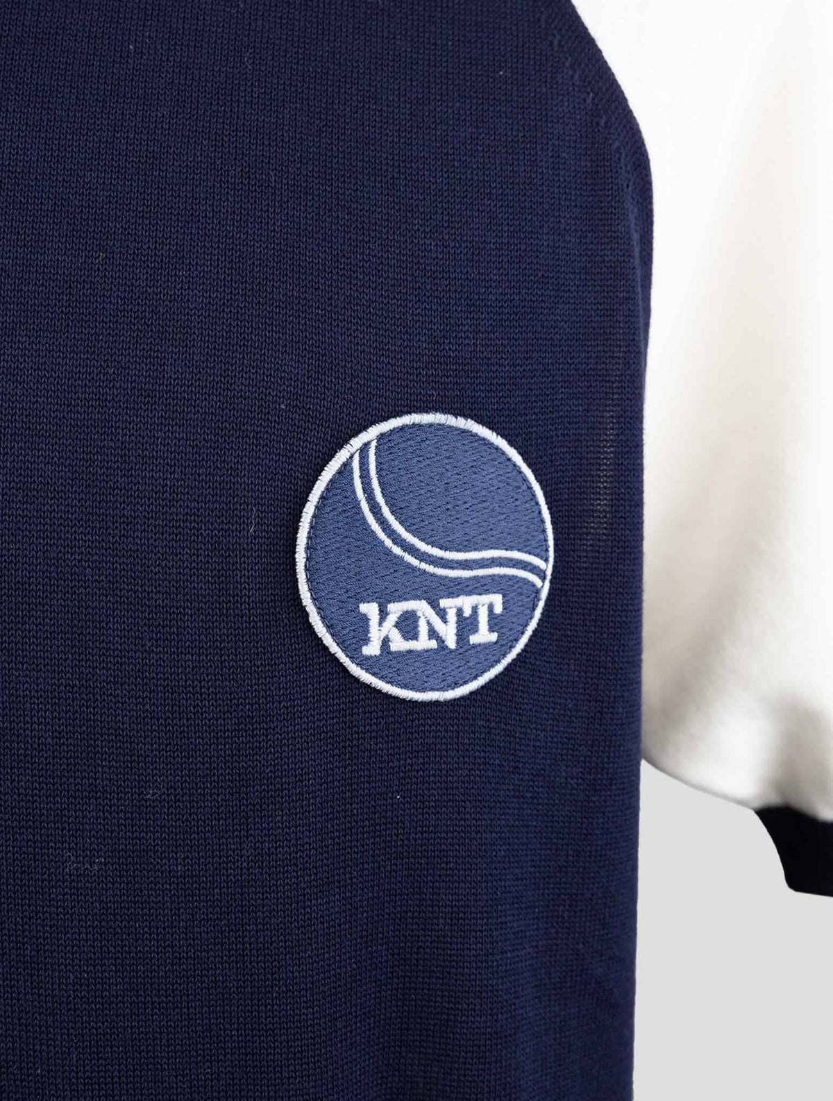 KNT Kiton Blue White Cotton Polo 3