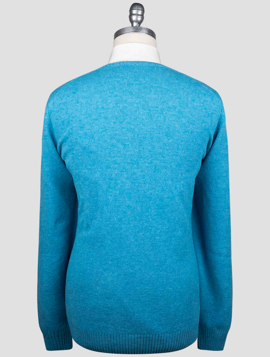 Gran Sasso Ligth Blue Virgin Wool Sweater Crewneck