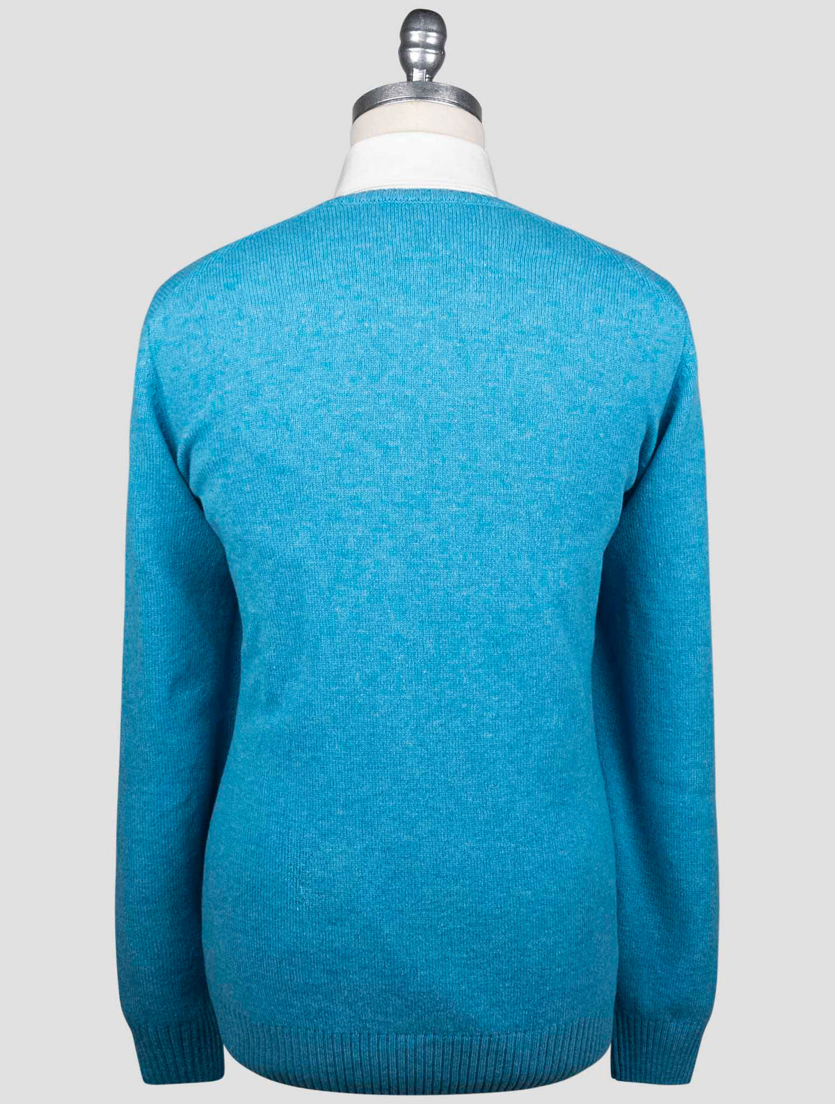 Gran Sasso Ligth Blue Virgin Wool Sweater Crewneck