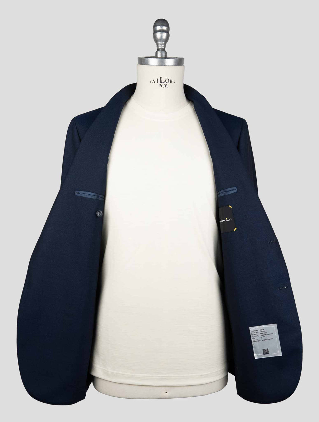 Sartorio Napoli Blue Virgin Wool Suit 4