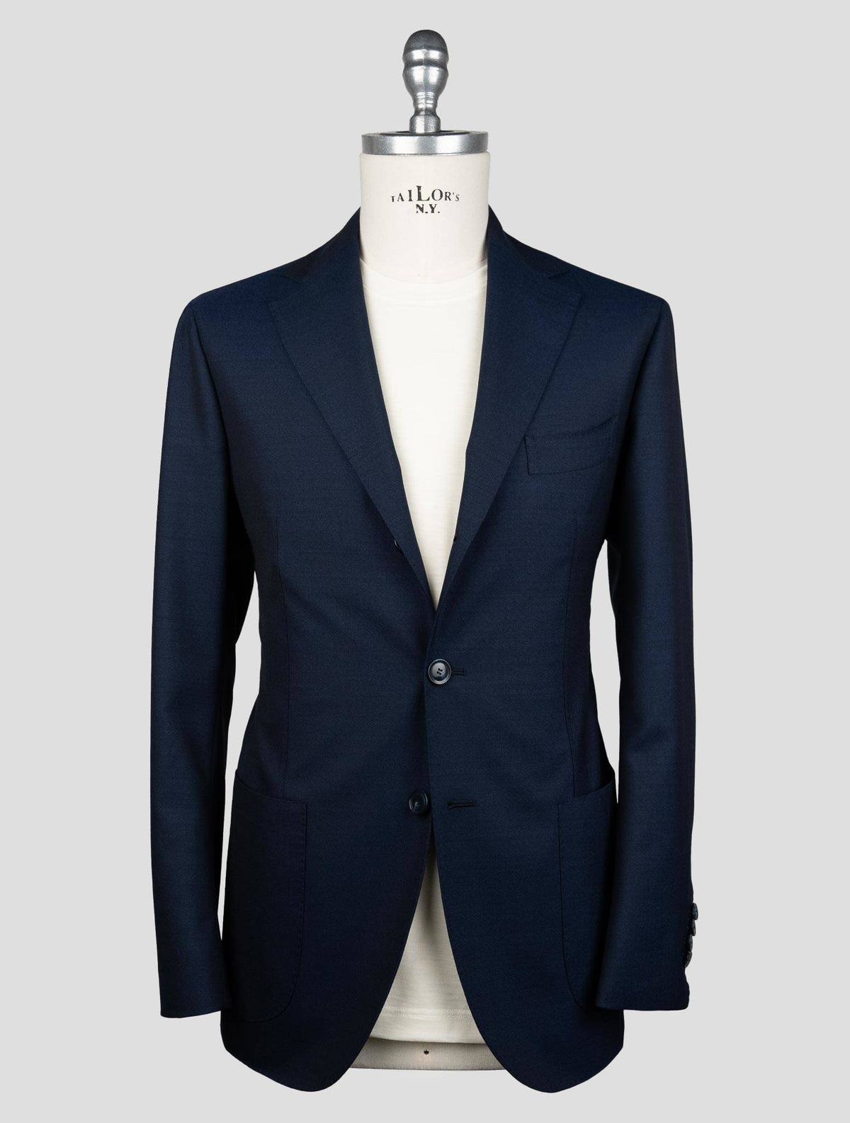 Sartorio Napoli Blue Virgin Wool Suit 7