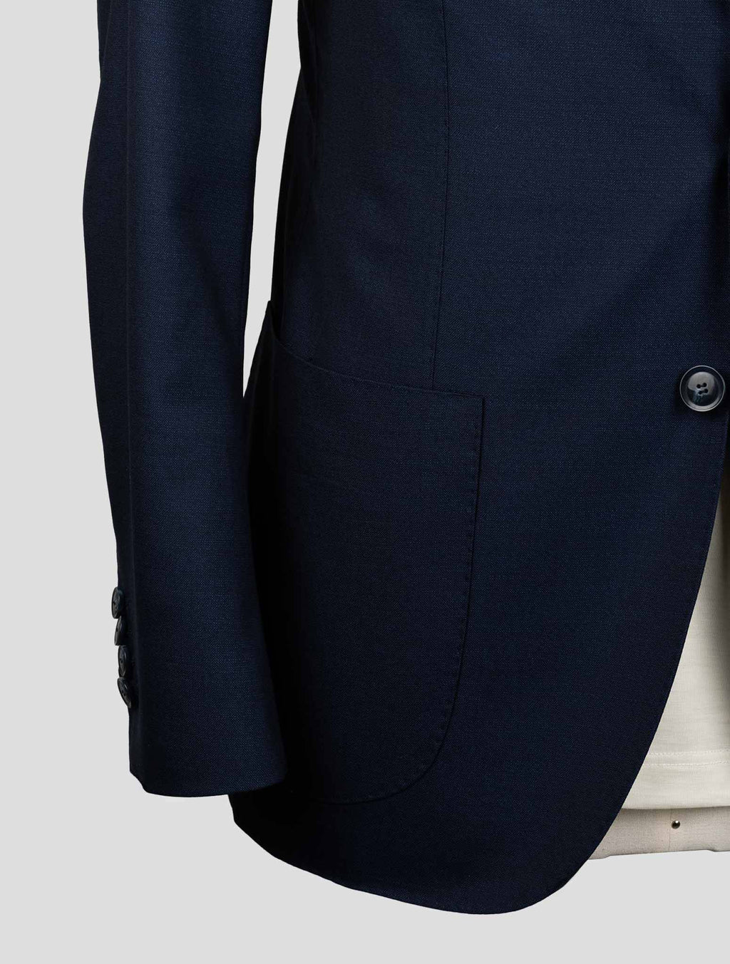 Sartorio Napoli Blue Virgin Wool Suit 8