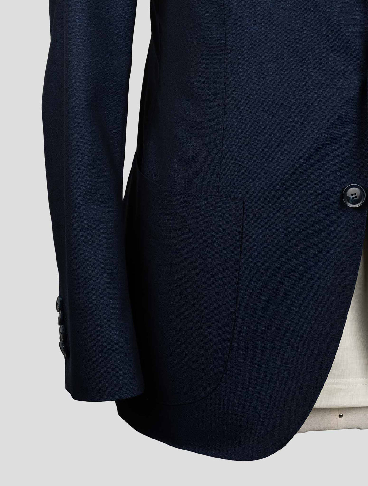 Sartorio Napoli Blue Virgin Wool Suit 8
