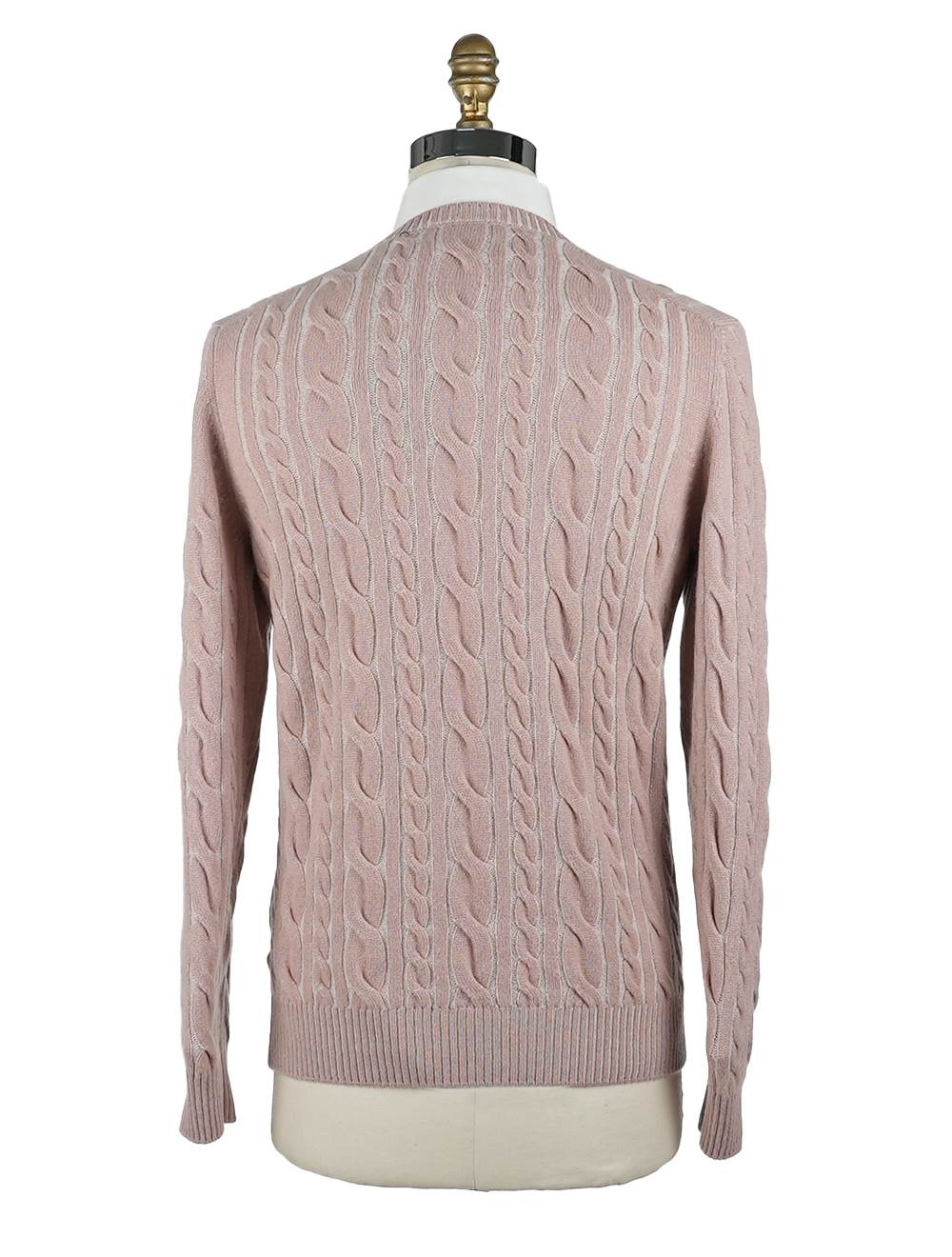Gran Sasso Pink Cashmere Sweater Crewneck