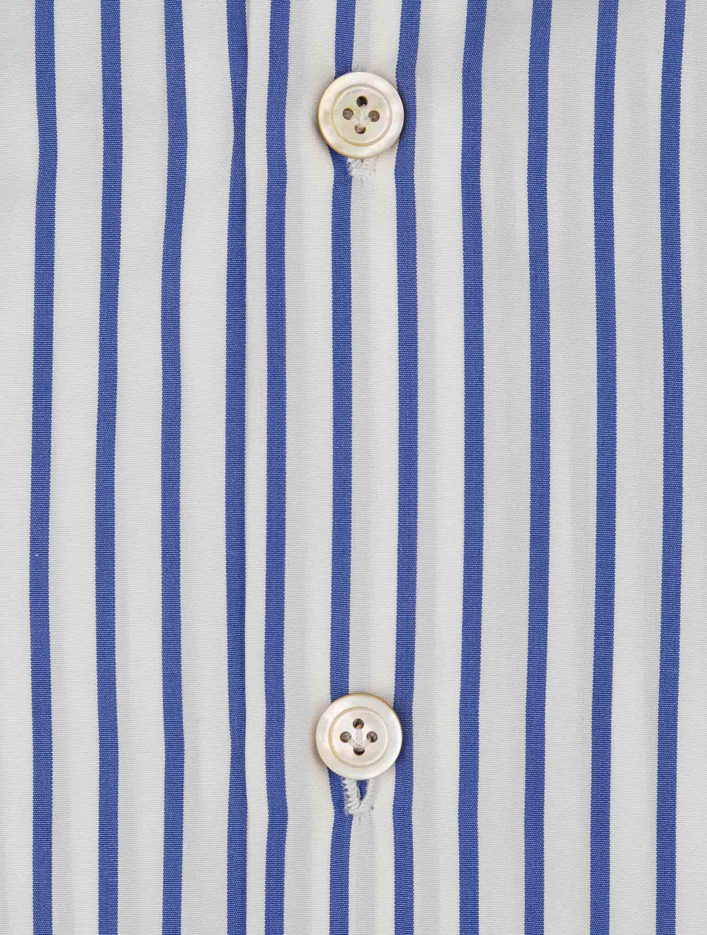 Kiton Blue White Cotton Shirt 3