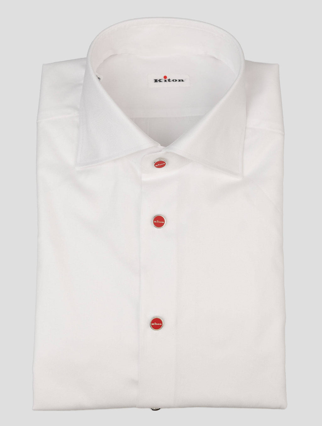 Kiton White Cotton Shirt 1