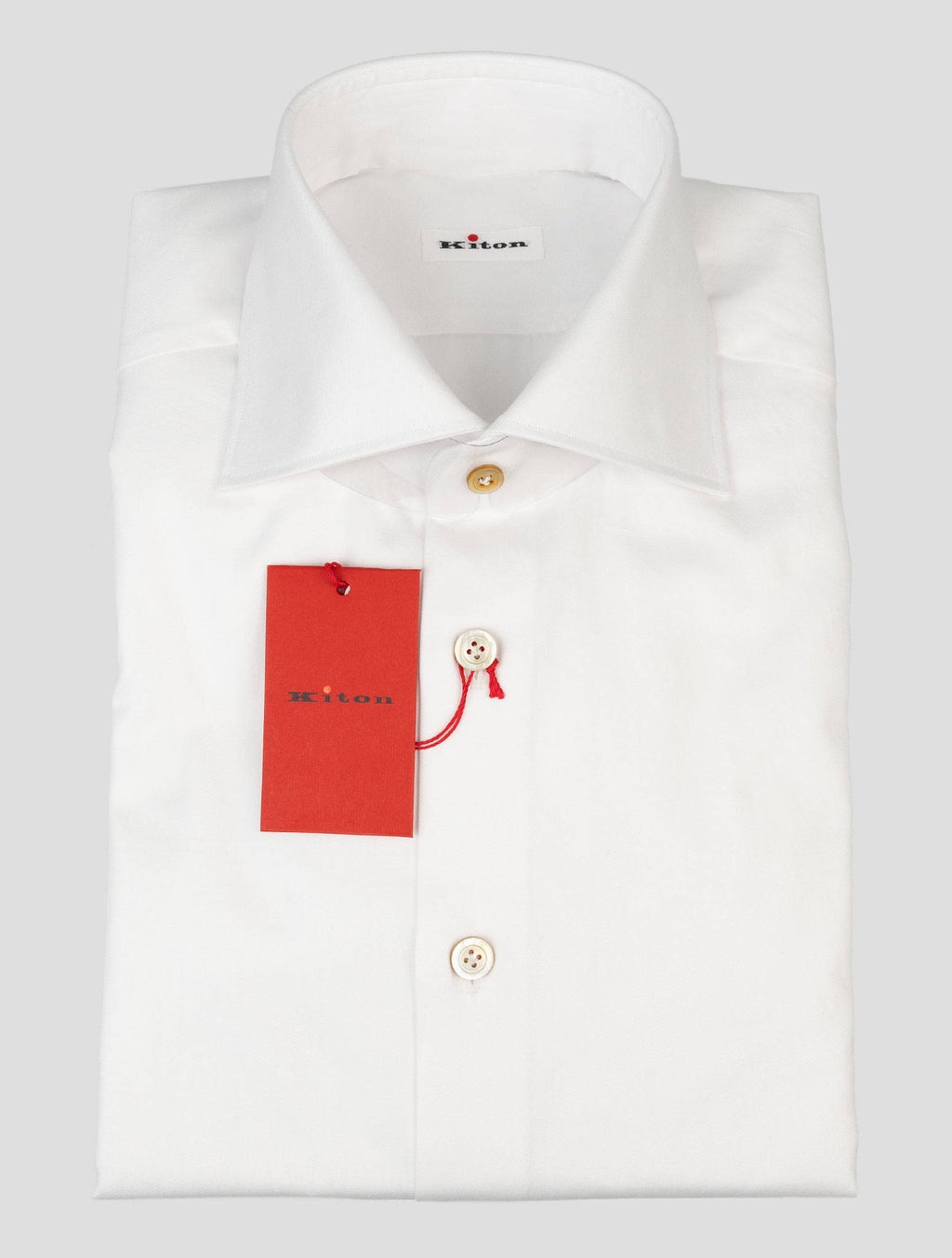 Kiton White Cotton Shirt 3