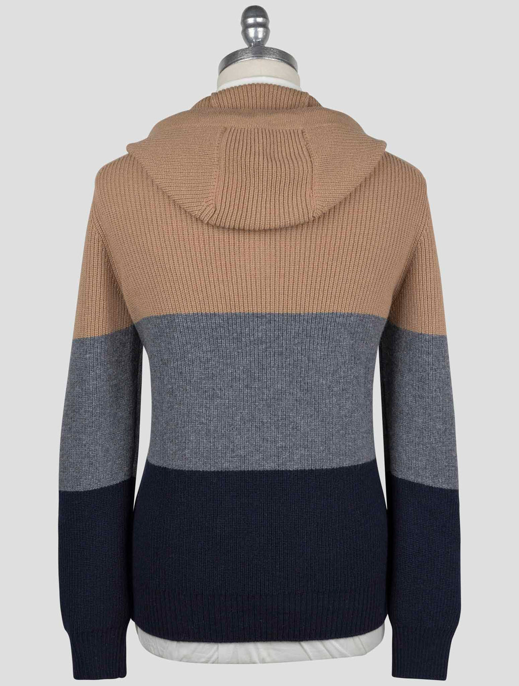 Gran Sasso Multicolor Virgin Wool Sweater Half Button