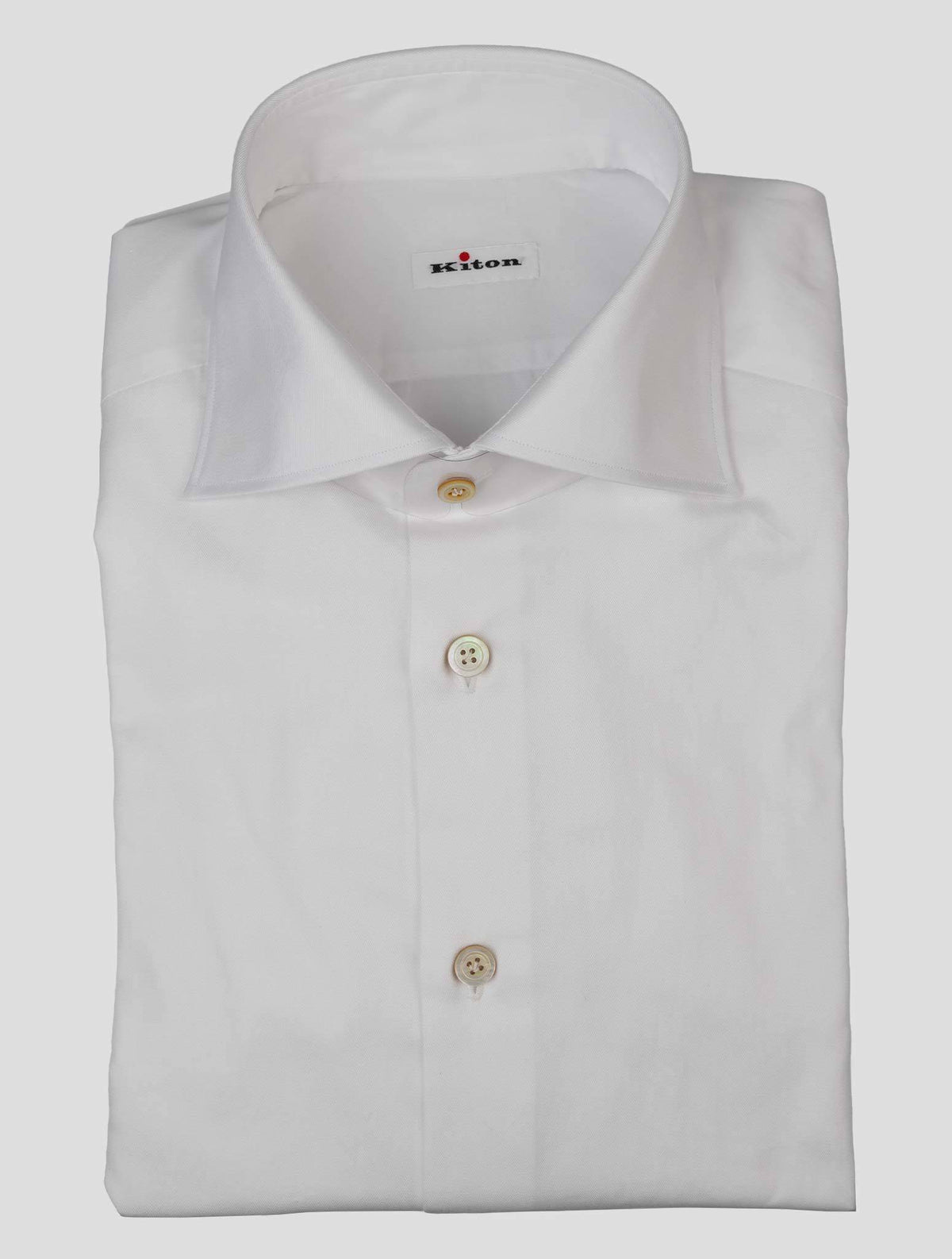 Kiton White Cotton Shirt 1