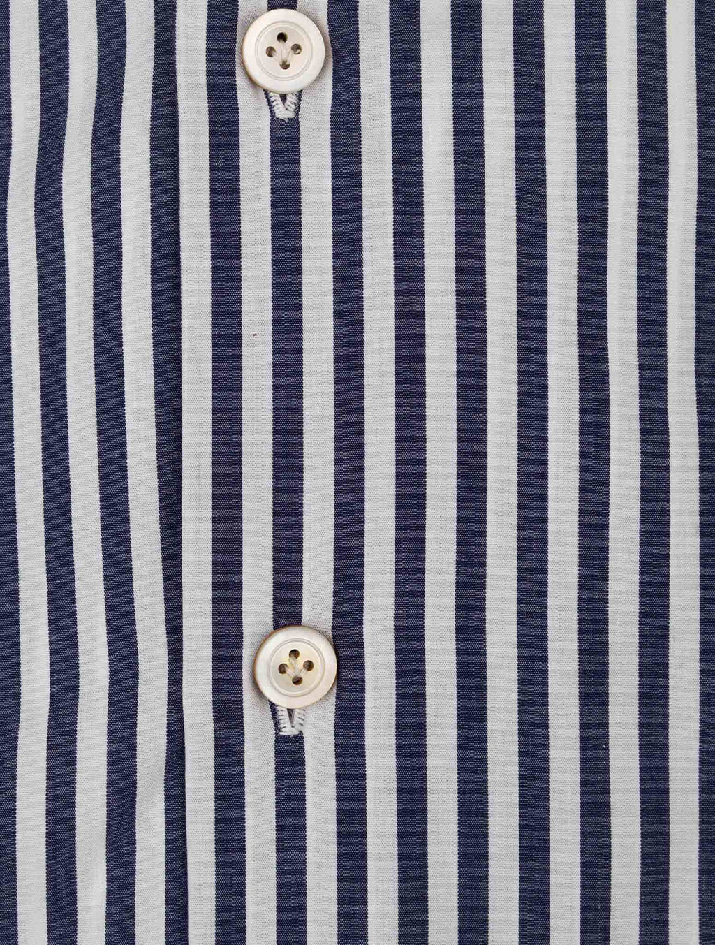 kiton Blue White Cotton Shirt 4