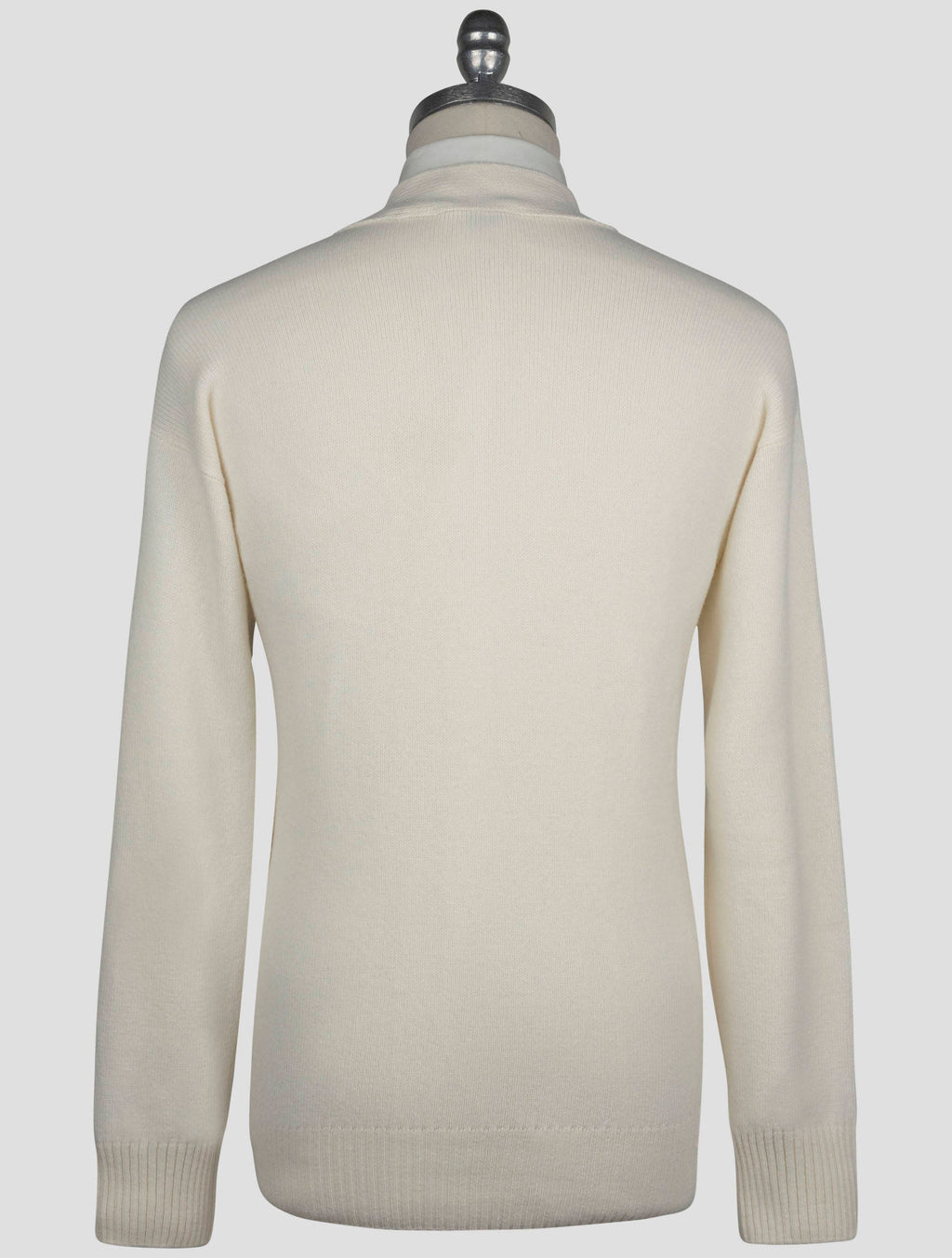 Gran Sasso White Virgin Wool Cardigan
