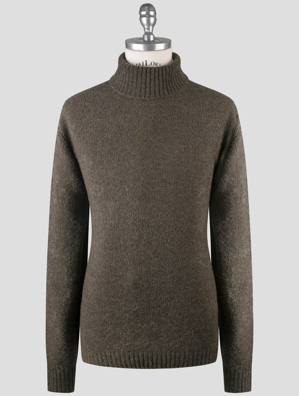 Gran Sasso Gran Sasso Green Virgin Wool Pa Sweater Turtleneck Green 000