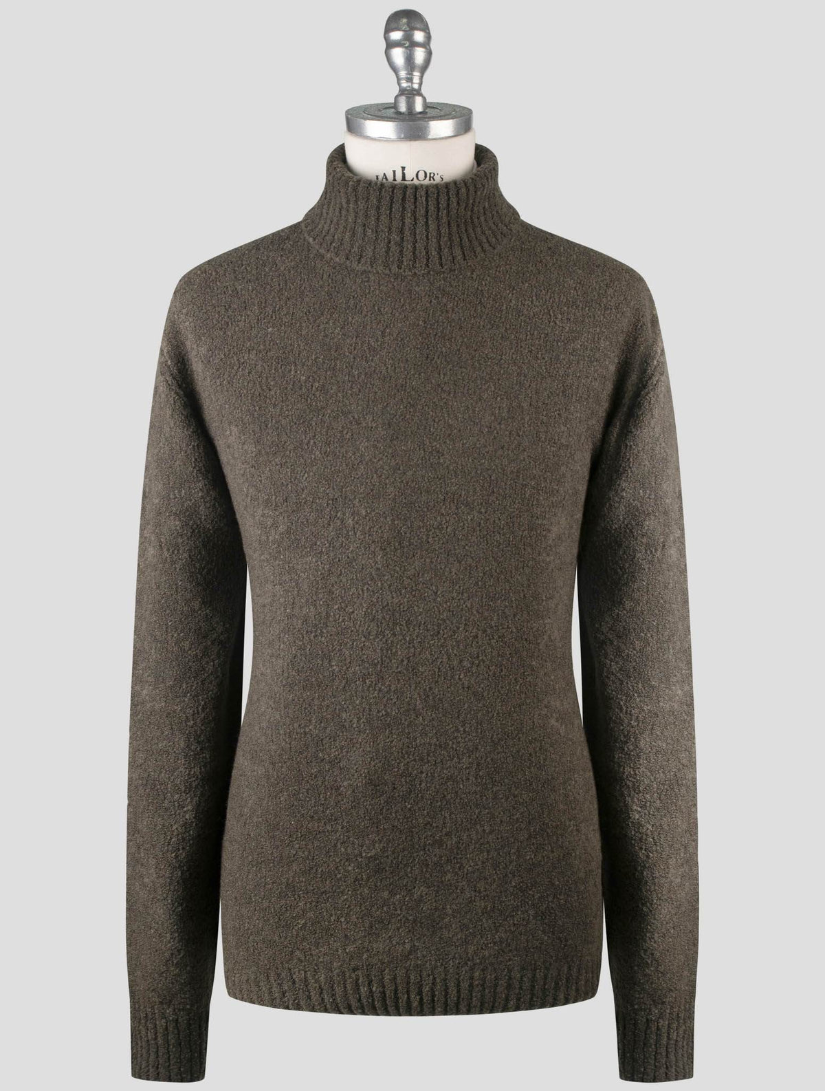 Gran Sasso Green Virgin Wool Pa Sweater Turtleneck