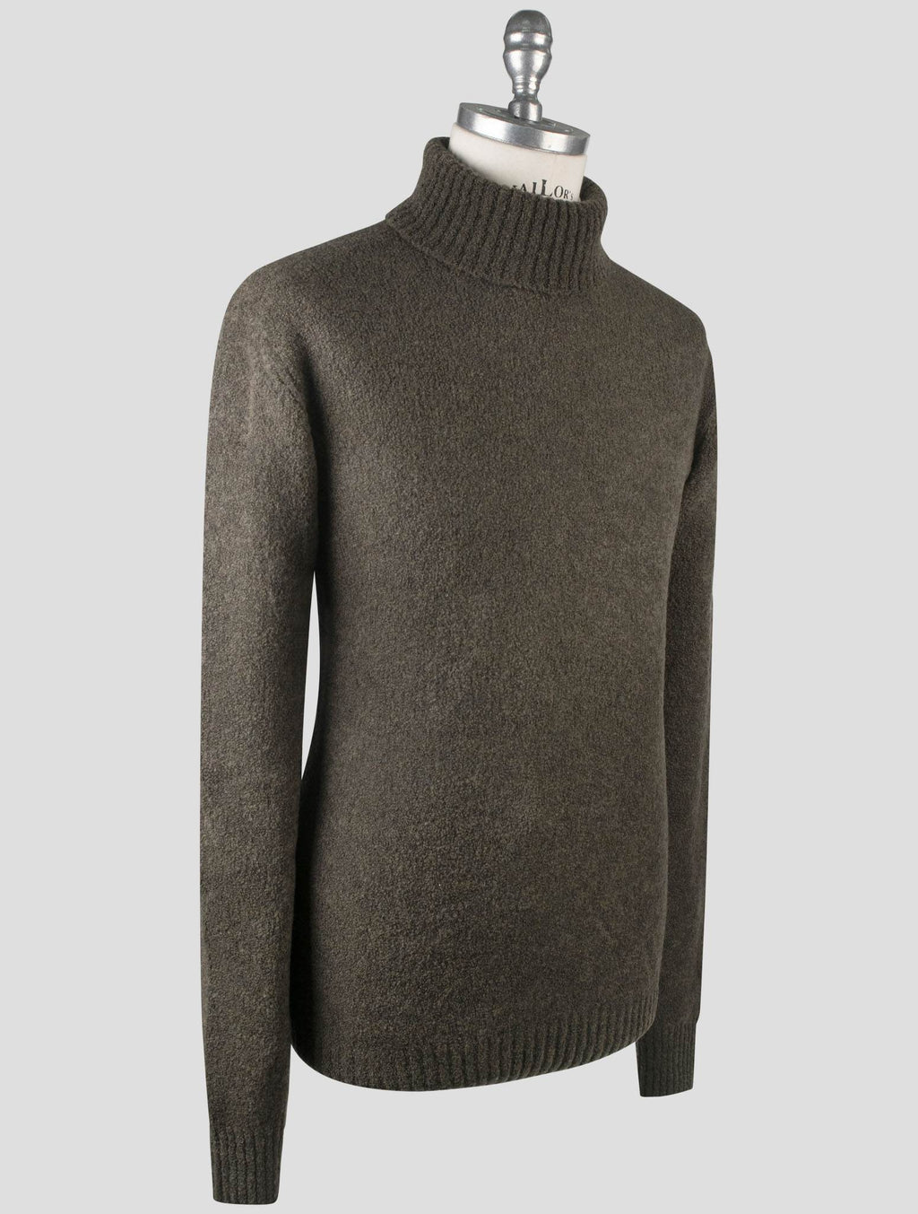 Gran Sasso Gran Sasso Green Virgin Wool Pa Sweater Turtleneck Green 001