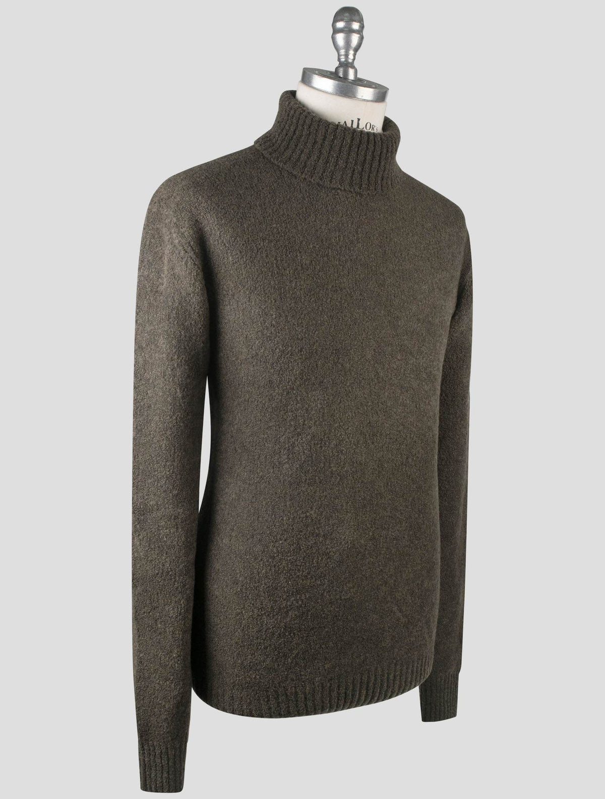 Gran Sasso Gran Sasso Green Virgin Wool Pa Sweater Turtleneck Green 001